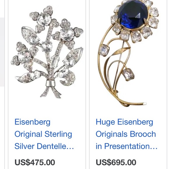 🖤Vtg EISENBERG ICE©️💕signed Christmas tree brooch - Picture 12 of 12